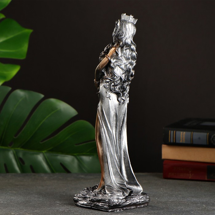 Фигура Фигура "Богиня Фортуна" золото с серебром, 29х10см