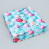 Коробка подарочная складная, упаковка, &laquo;Всё сбудется&raquo;, 26 х 26 х 8 см