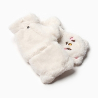 Варежки подростковые MINAKU Мишка 24 см цвет белый Варежки подростковые MINAKU Мишка 24 см цвет белый