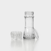 Мельница для специй, пластиковый механизм, 80 мл, цвет прозрачный Мельница для специй, пластиковый механизм, 80 мл, цвет прозрачный