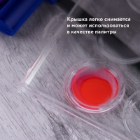 Акварель 28 цветов BRAUBERG PREMIUM, круглые кюветы 28 мм, в пенале