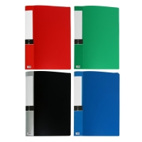 Папка А4, 30 прозрачных файлов, 400 мкм, МИКС Папка А4, 30 прозрачных файлов, 400 мкм, МИКС