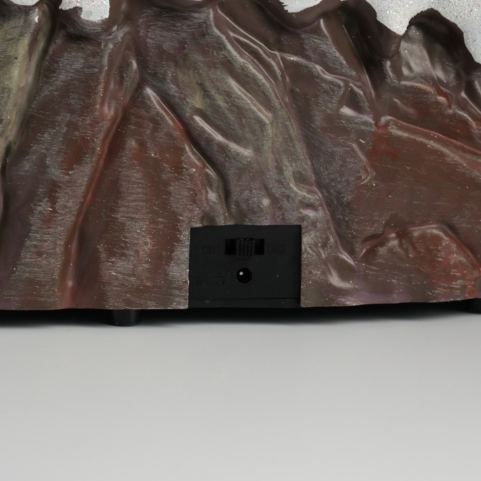 Сувенир пластик световой Сувенир пластик световой "Карусель у ёлочки" крутится 35х20х19 см