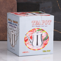 Чайник заварочный из нержавеющей стали &laquo;Султан&raquo;, 1,2 л, 201 сталь, цвет хромированный