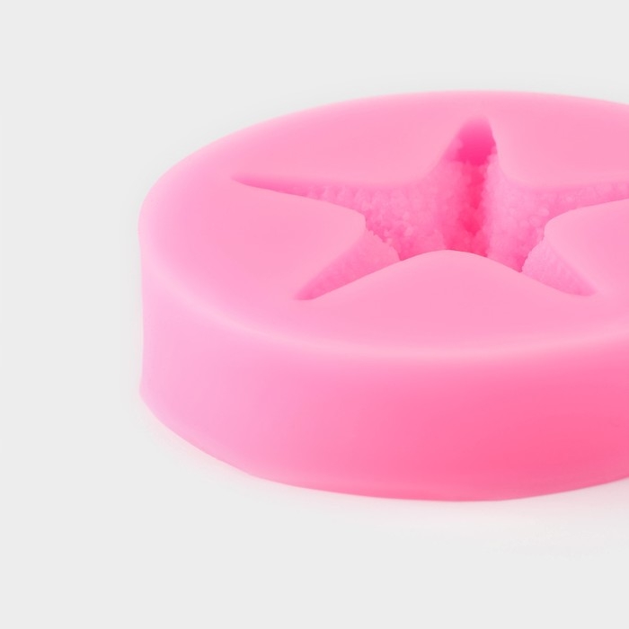 Молд &laquo;Морская звезда&raquo;, силикон, d=7,5 см, цвет МИКС