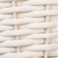 Набор корзин плетеных (ива), 38х28х14/35 см / 33х23х12,5/30 см / 26х18х11/25 см, 3 шт., белы