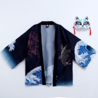 Карнавальный набор &laquo;Кицунэ: волны&raquo;, р. 44&ndash;52: маска, хаори