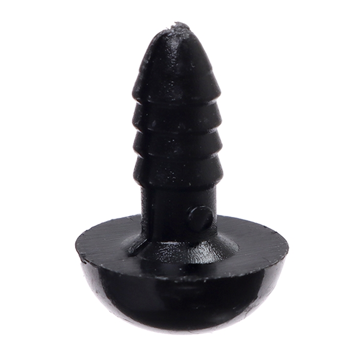 Глаза винтовые с заглушками, набор 30 шт., размер 1 шт. &mdash; 1,2 см, цвет чёрный