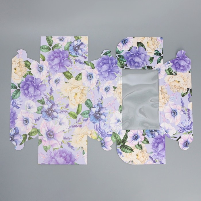 Коробка для капкейков, кондитерская упаковка двухсторонняя, 6 ячеек &laquo;Счастье есть&raquo;, 25 х 17 х 10 см