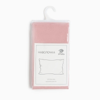 Наволочка Этель 50х70, цвет розовый, 100% хлопок, бязь 125г/м2