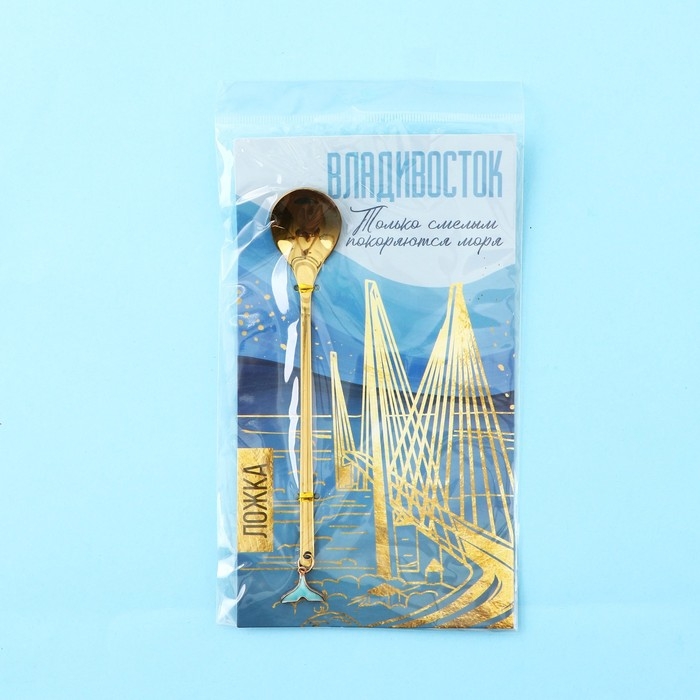 Ложка с подвесом &laquo;Владивосток&raquo;, 2,7 х 14,8 см