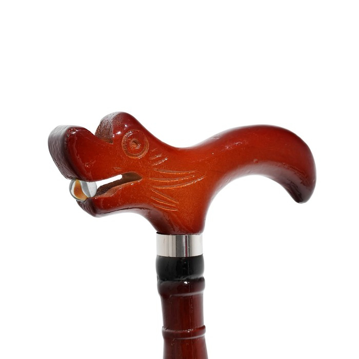 Трость сувенирная 95,5 см, рукоять дракон, темная Трость сувенирная 95,5 см, рукоять дракон, темная