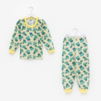 Пижама для мальчика, цвет жёлтый/кактусы, рост 92 см Пижама для мальчика, цвет жёлтый/кактусы, рост 92 см