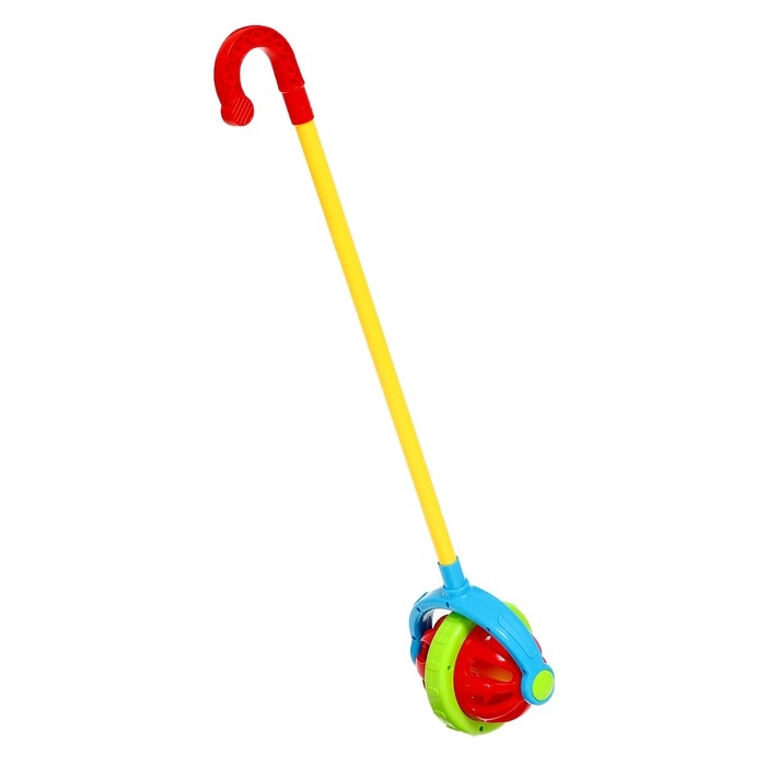 Каталка на палочке «Звонкий шар», звенит Каталка на палочке «Звонкий шар», звенит