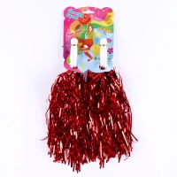 Помпоны 2 шт, цвет красный Помпоны 2 шт, цвет красный