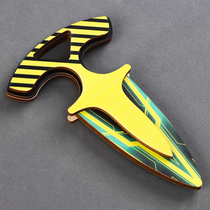 Деревянное оружие детское сувенирное &laquo;Тычковый нож&raquo;, кибер