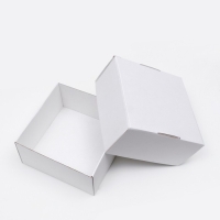 Коробка самосборная, крафт, белая, 23 х 23 х 12 см Коробка самосборная, крафт, белая, 23 х 23 х 12 см