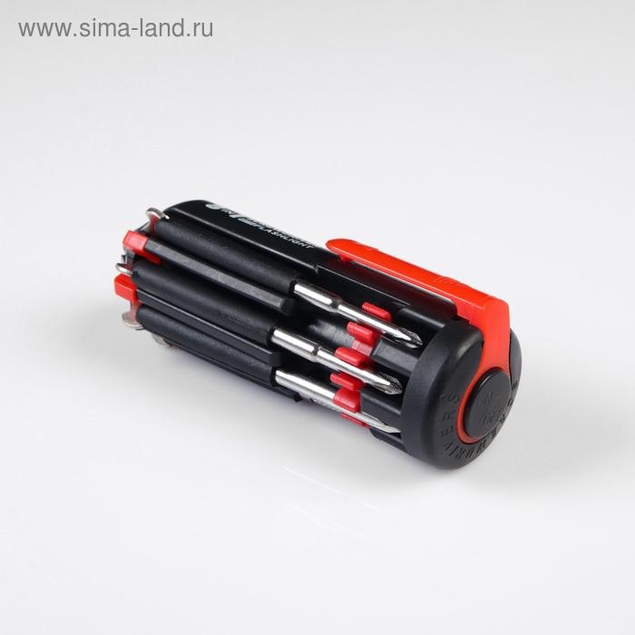 Фонарь многофункциональный, мультитул 8 в 1 Фонарь многофункциональный, мультитул 8 в 1 "Крутому мужику", 12 х 4 см, 3 ААА