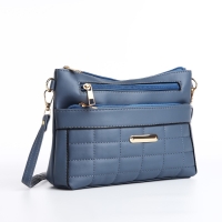 Сумка кросс-боди на молнии, цвет синий Сумка кросс-боди на молнии, цвет синий