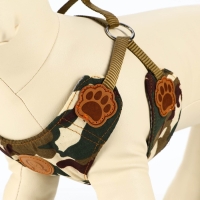 Комплект "Рефлекс", размер L, поводок 95 см, ОГ 25-64 см, камуфляж Комплект "Рефлекс", размер L, поводок 95 см, ОГ 25-64 см, камуфляж