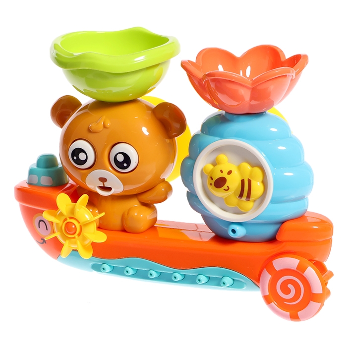 Игрушка для купания в ванной &laquo;Мишутка&raquo;, с ковшиком