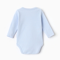 Боди детский, цвет голубой, рост 62 см