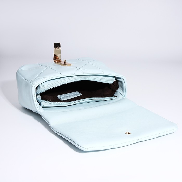 Сумка-мессенджер на магнитах, цвет голубой Сумка-мессенджер на магнитах, цвет голубой