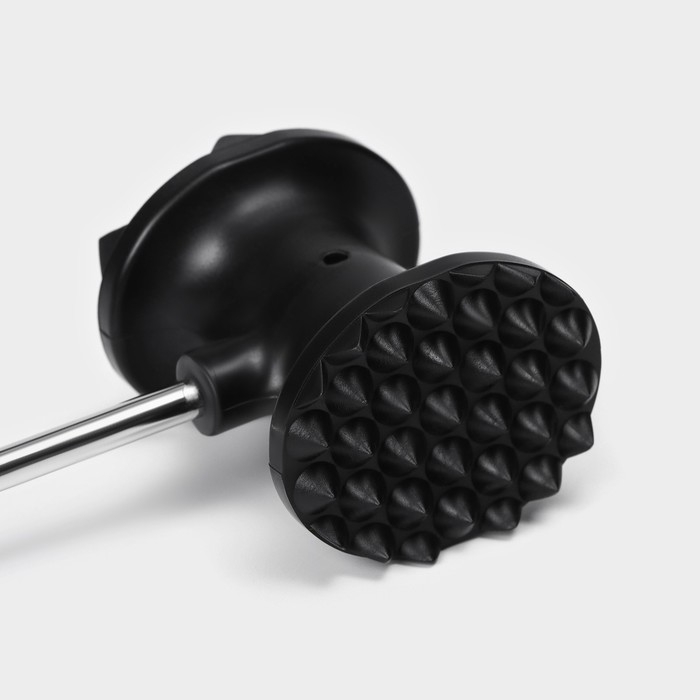 Молоток для мяса Доляна «Овал», 25 см, цвет чёрный Молоток для мяса Доляна «Овал», 25 см, цвет чёрный