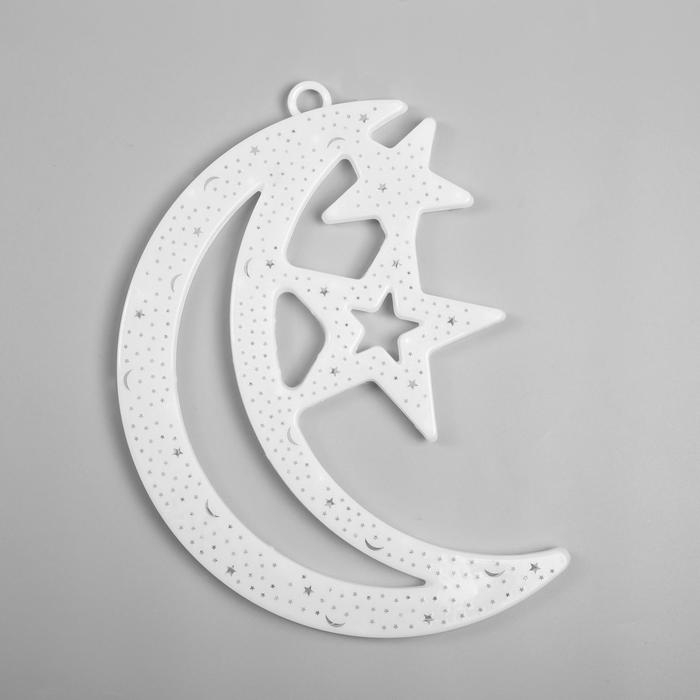 Светодиодная фигура «Месяц» 30 × 40 см, пластик, 220 В, свечение мульти (RG/RB) Светодиодная фигура «Месяц» 30 × 40 см, пластик, 220 В, свечение мульти (RG/RB)