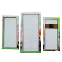 Часы-картина настенные, модульные "Сиреневые цветы", бесшумные, 60 х 80 см, микс