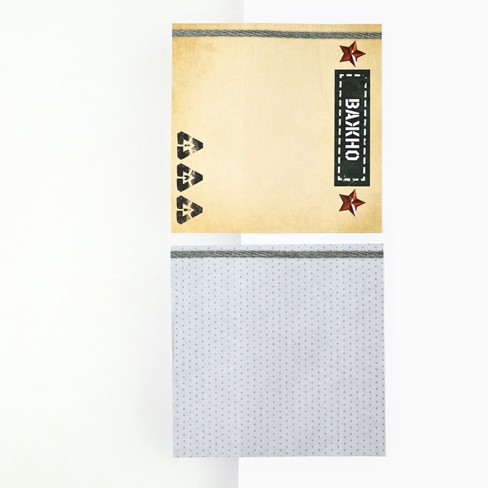 Блок бумаг для записей, стикеры, ручка Блок бумаг для записей, стикеры, ручка "23 февраля. Тому, кто всегда на высоте"