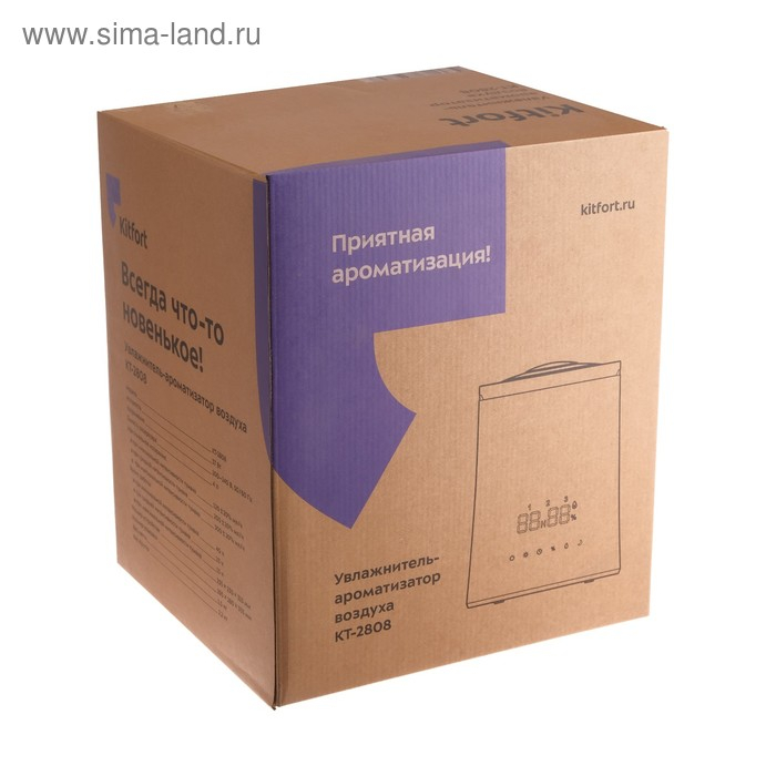 Увлажнитель воздуха Kitfort КТ-2808, ультразвуковой, 37 Вт, 4 л, 30 м2, ароматизация Увлажнитель воздуха Kitfort КТ-2808, ультразвуковой, 37 Вт, 4 л, 30 м2, ароматизация