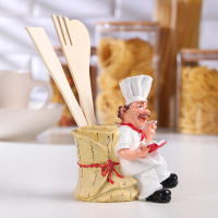 Подставка для кухонных принадлежностей &laquo;Повар с бочкой&raquo;, цвет МИКС