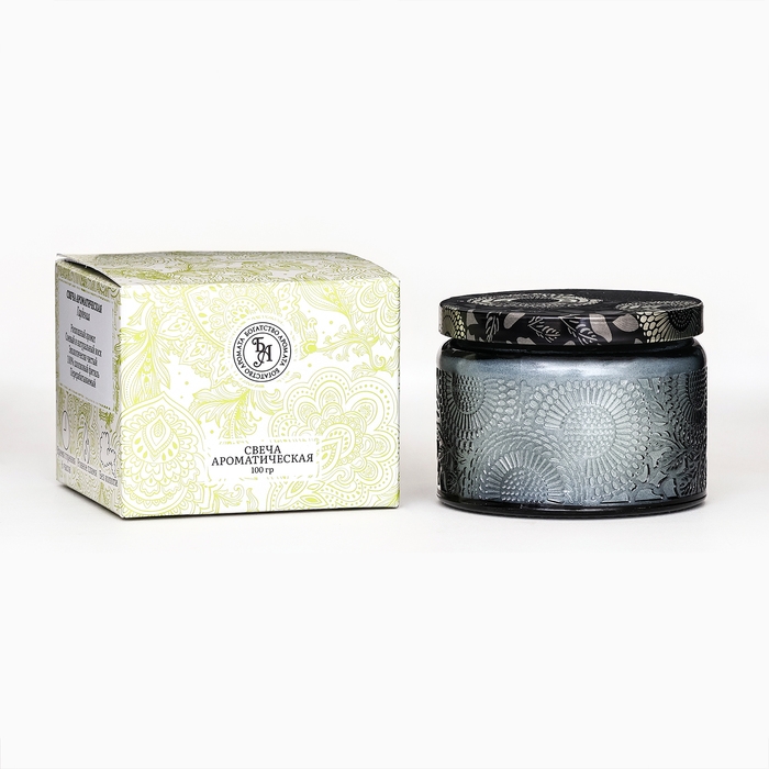 Свеча ароматическая в банке Свеча ароматическая в банке "GARDENIA", 5х7 см, гардения