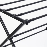 Сушилка для белья напольная LaDо́m, складная, раздвижная 49-102 см, металл, 49&times;102&times;37,5 см