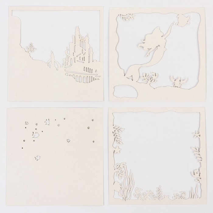 Набор для творчества «Многослойный ночник», Disney, Русалочка, сборный, 3+ Набор для творчества «Многослойный ночник», Disney, Русалочка, сборный, 3+