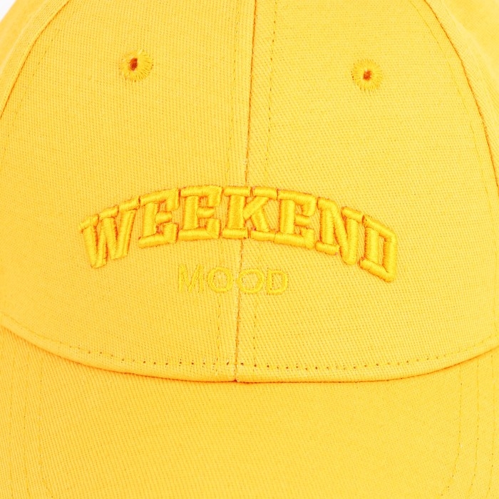 Кепка женская Weekend, цвет жёлтый, р-р 56 Кепка женская Weekend, цвет жёлтый, р-р 56
