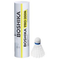 Набор воланов для бадминтона BOSHIKA PRO-200N, 6 шт., цвет белый Набор воланов для бадминтона BOSHIKA PRO-200N, 6 шт., цвет белый