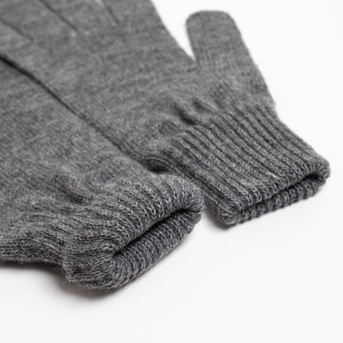 Перчатки женские, цвет графитовый, размер 18 Перчатки женские, цвет графитовый, размер 18