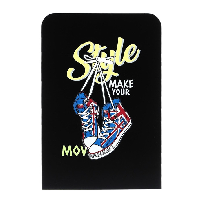 Подставки для книг Подставки для книг "Кеды", 2 штуки, чёрные