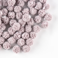 Набор деталей для декора &laquo;Бомбошки&raquo;, 100 шт., размер одной шт. &mdash; 1 см, цвет серый