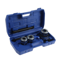 Набор клуппов трубных ТУНДРА, 1/2"-3/4"-1" + трещотка, рукоять, удлинитель, 6 предметов Набор клуппов трубных ТУНДРА, 1/2"-3/4"-1" + трещотка, рукоять, удлинитель, 6 предметов