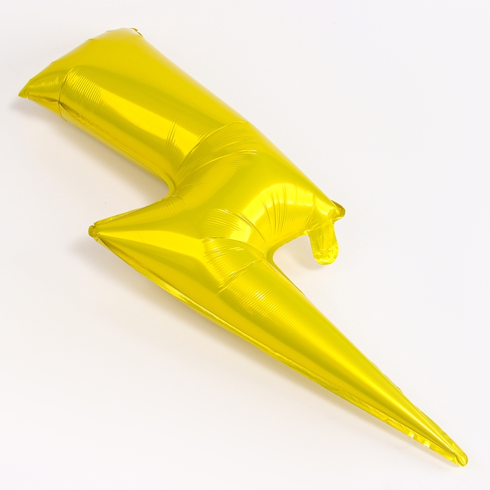 Шар фольгированный 30" &laquo;Молния&raquo;, золото