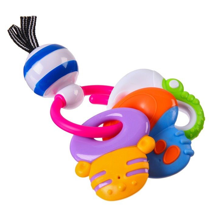 Погремушка &laquo;Ключики&raquo;, на кольце, Крошка Я