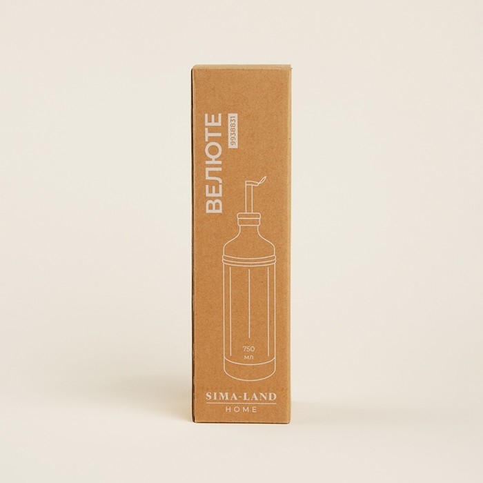 Бутылка стеклянная для соусов и масла SL Home &laquo;Велюте&raquo;, 750 мл, 29&times;7,5 см