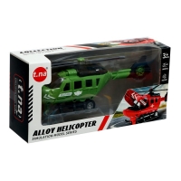 Вертолёт металлический &laquo;Спасатель&raquo;, инерционный, цвет МИКС