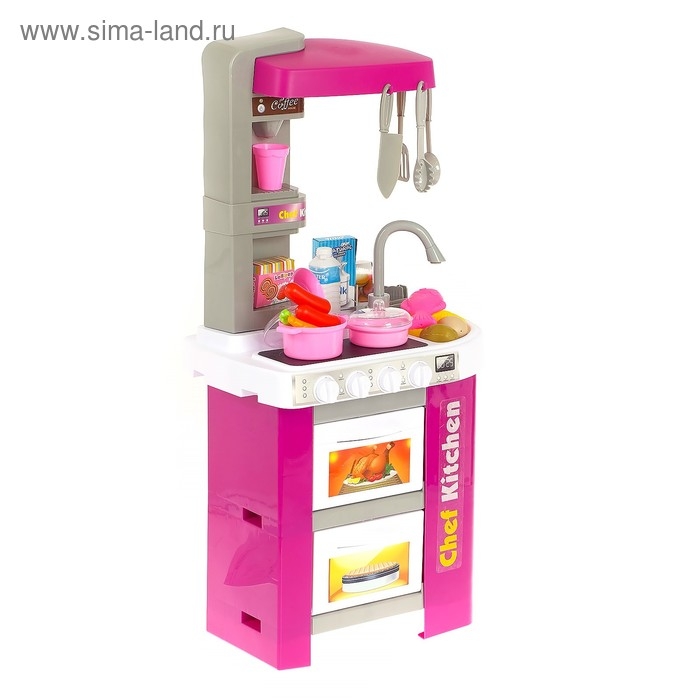 Игровой модуль кухня &laquo;Талантливый повар&raquo;, свет, звук, бежит вода из крана, цвета МИКС