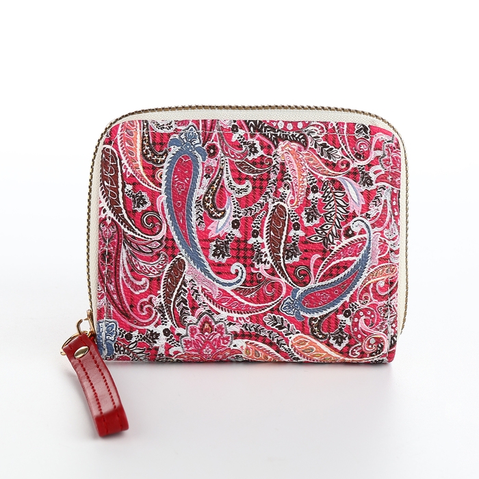 Кошелёк женский на молнии, цвет фуксия Кошелёк женский на молнии, цвет фуксия