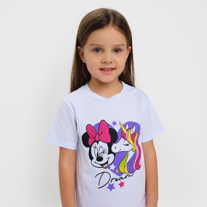 Комплект для девочки (футболка, брюки) «Единорог», Минни Маус, рост 110-116 (32) Комплект для девочки (футболка, брюки) «Единорог», Минни Маус, рост 110-116 (32)