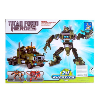 Конструктор Капитан &laquo;Трансформер&raquo;, 2 варианта сборки, 325 деталей